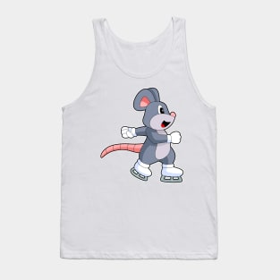 Mouse Ice skating Ice skates Tank Top